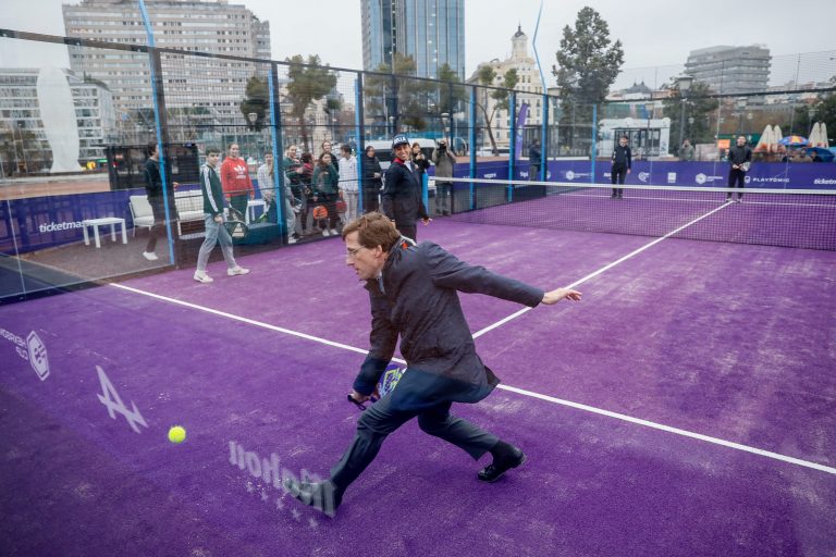 PRESENTACIÓN DE LA PISTA HEXAGON CUP EN LA PLAZA DE COLÓN DE MADRID