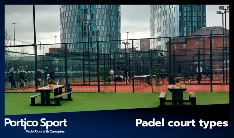 Padel court types