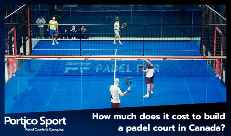 How much does it cost to build a padel court in Canada?